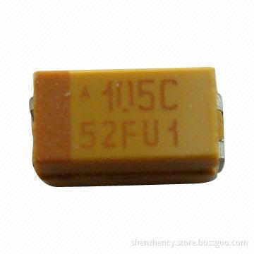 Tantalum Capacitor with Rated Voltages of 4 to 50V and Lifespan of 2,000 Hours